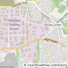 Map of Kingswinford, West Midlands