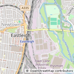 Map of Eastleigh, Hampshire