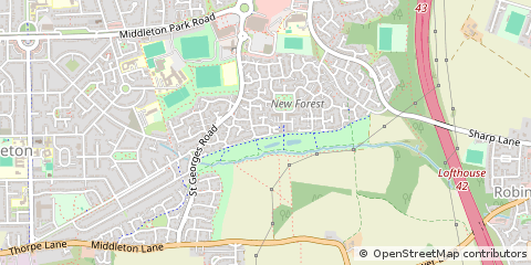 Map of Leeds
