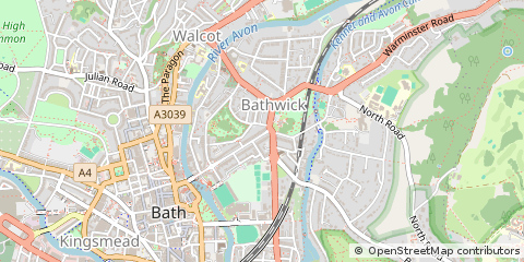Map of Bath