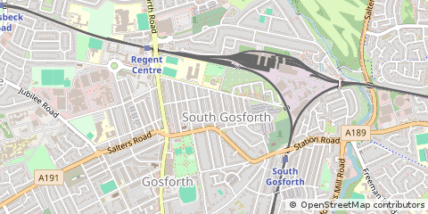 Map of Newcastle Upon Tyne