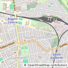 Map of Newcastle Upon Tyne