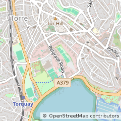 Map of Torquay, Devon