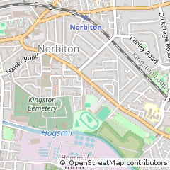 Map of Kingston-Upon-Thames, Surrey