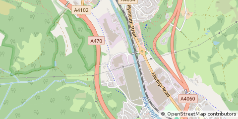 Map of MID Glamorgan
