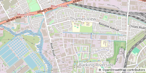 Map of Barking