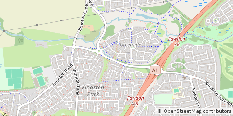 Map of Newcastle Upon Tyne