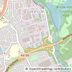 Map of Redditch, Worcestershire