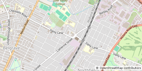Map of Leicester