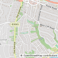 Map of Bournemouth, Dorset