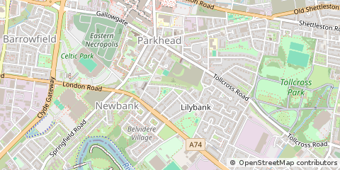 Map of Glasgow