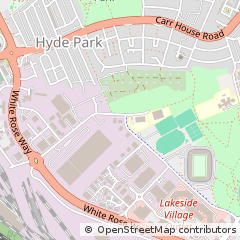 Map of Doncaster, South Yorkshire