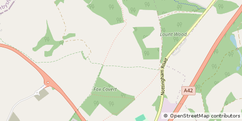 Map of Ashby-DE-LA-Zouch