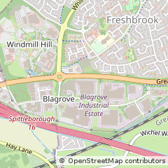 Map of Swindon