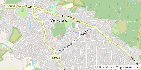 Map of Verwood