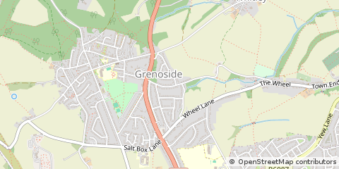 Map of Sheffield