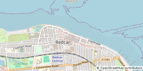 Map of Redcar
