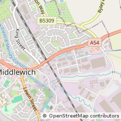 Map of Middlewich