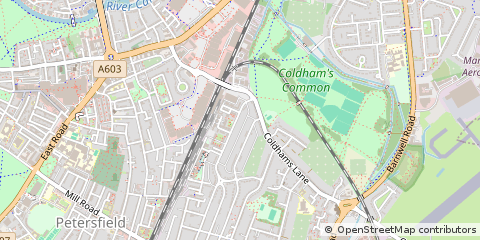 Map of Cambridge, Cambridgeshire