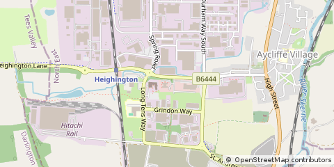 Map of Newton Aycliffe