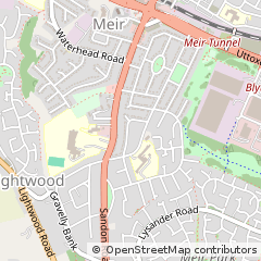 Map of Stoke-on-Trent