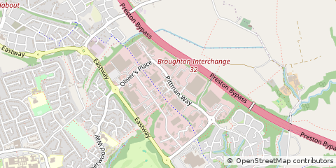 Map of Preston