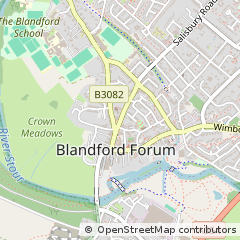 Map of Blandford Forum
