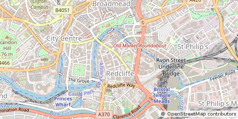 Map of Bristol, Somerset