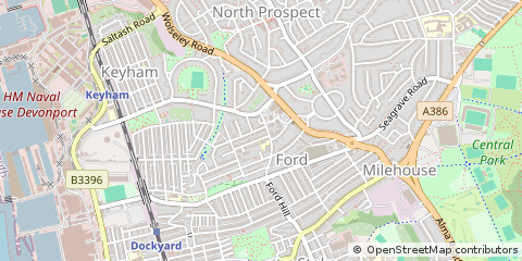 Map of Plymouth