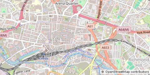 Map of Leeds