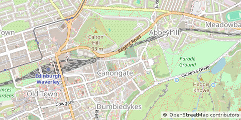 Map of Edinburgh