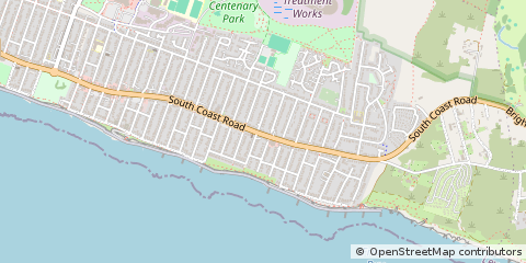 Map of Peacehaven, East Sussex