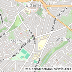 Map of Southampton, Hampshire