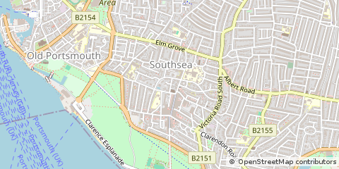 Map of Southsea