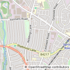 Map of Birmingham, West Midlands