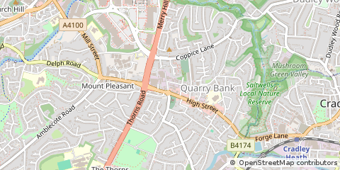 Map of Brierley Hill
