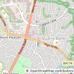 Map of Brierley Hill