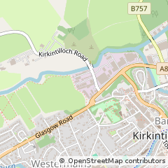 Map of Kirkintilloch