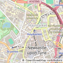 Map of Tyne & Wear
