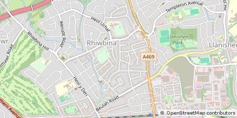 Map of Cardiff