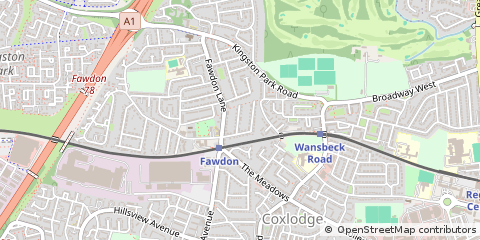 Map of Newcastle Upon Tyne, Tyne and Wear
