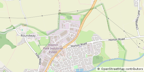 Map of Hopton Park, Devizes