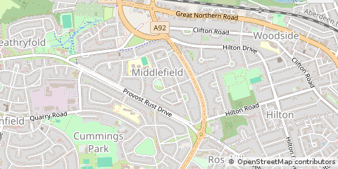 Map of Aberdeen
