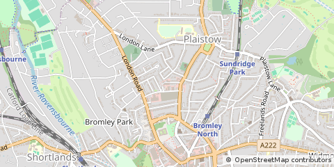 Map of Bromley