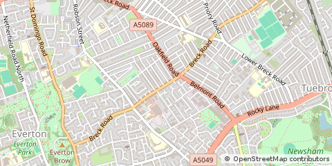 Map of Liverpool