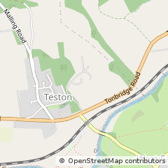 Map of Maidstone, Kent