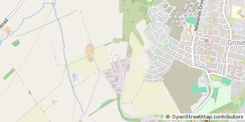 Map of Downsview Road, Wantage, Oxon