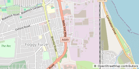 Map of Hartlepool