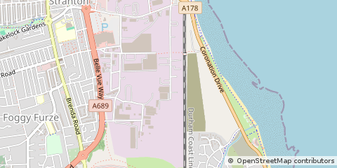 Map of Hartlepool, County Durham