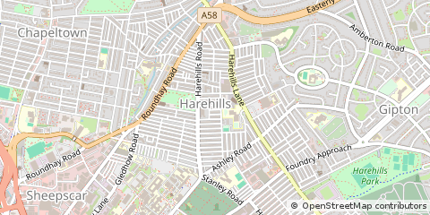 Map of Leeds